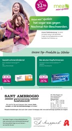 Aktueller mea - meine apotheke Apotheken Prospekt für Oppenheim: Unsere Oktober-Angebote mit 4} Seiten, 01.10.2025 - 31.10.2025