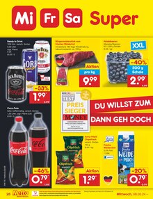 Milch im Netto Marken-Discount Prospekt "Aktuelle Angebote" mit 55 Seiten (Münster)