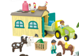Ferme avec tracteur et animaux - La Grande Récré Ferme avec tracteur et animaux à 44,99 € dans le catalogue La Grande Récré