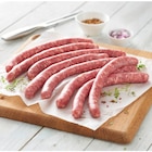 8 chipolatas natures longues CARREFOUR Le Marché - CARREFOUR COEUR MARC en promo chez Carrefour La Rochelle à 5,99 €