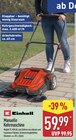 Manuelle Kehrmaschine von Einhell für 59,99 € bei ALDI Nord im Angebot Manuelle Kehrmaschine von Einhell im aktuellen ALDI Nord Prospekt