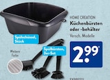 Schüssel im ALDI SÜD Prospekt Küchenbürsten von HOME CREATION im aktuellen ALDI SÜD Prospekt für 2,99 €