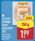 Geflügelbrust-Aufschnitt XXL im ALDI Nord Prospekt Geflügelbrust-Aufschnitt XXL von GÜLDENHOF im aktuellen ALDI Nord Prospekt für 1,99 €