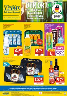 Ramazzotti im Netto Marken-Discount Prospekt "DER ORT, AN DEM DU IMMER AUSGEZEICHNETE PREISE FINDEST." mit 2 Seiten (Potsdam)