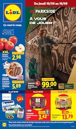 Catalogue Lidl à Mézilles: «Ça vaut le coup.» , pages, du 10/09/2026 au 16/09/2026 Prospectus Lidl à Mézilles: «Ça vaut le coup.» , pages, du 10/09/2026 au 16/09/2026