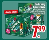 Kräuterlikör im EDEKA Prospekt Kräuterlikör von Underberg im aktuellen EDEKA Prospekt für 7,99 €
