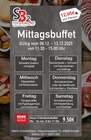 Mittagsbuffet Angebote von Stockies Bistro bei REWE Hilden für 9,50 €