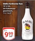 Karibischer Rum Angebote von Malibu bei GLOBUS Jena für 9,99 €