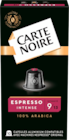 CAPSULES DE CAFÉ INTENSE N9 CARTE NOIRE - CARTE NOIRE - Auchan Hypermarché à Grasse CAPSULES DE CAFÉ INTENSE N9 CARTE NOIRE - CARTE NOIRE en promo chez Auchan Hypermarché Grasse à 3,30 €