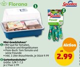 Mini-Gewächshaus oder Gartenhandschuhe Angebote von Flora oder Spontex bei Penny-Markt Straubing für 9,99 €