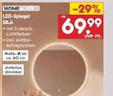 LED-Spiegel SILA Angebote von HOME DELUXE bei Netto Marken-Discount Bünde für 69,99 €