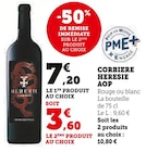 Corbière Hérésie AOP en promo chez Hyper U Lons-le-Saunier à 3,60 €