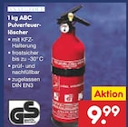 1 kg ABC Pulverfeuerlöscher Angebote bei Netto Marken-Discount Witten für 9,99 €