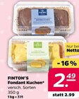 Fondant Kuchen bei Netto mit dem Scottie im Lietzen Prospekt für 2,49 €