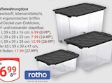 Aufbewahrungsbox im Angebot bei GLOBUS in Leipzig Aufbewahrungsbox Angebote von rotho bei GLOBUS Leipzig für 6,99 €