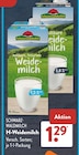 H-Weidemilch 1,5% Fett im ALDI SÜD Prospekt H-Weidemilch 1,5% Fett von Schwarzwaldmilch im aktuellen ALDI SÜD Prospekt für 1,29 €