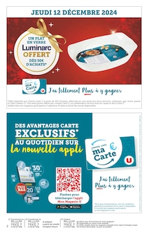 Prospectus U Express en cours, "Nos PRIX BAS illuminent vos fêtes", page 2 sur 24