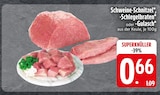 Schweine-Schnitzel im Angebot bei EDEKA in Heidenheim Schweine-Schnitzel Angebote bei EDEKA Heidenheim für 0,66 €