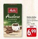 Kaffee Auslese Klassisch im Angebot bei E center in Offenburg Kaffee Auslese Klassisch Angebote von Melitta bei E center Offenburg für 6,99 €