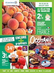 Catalogue Supermarchés E.Leclerc en cours à Sérignan et alentours, "TOUT CE QUI COMPTE POUR VOUS EXISTE À PRIX E.LECLERC", 48 pages, 22/07/2025 - 02/08/2025
