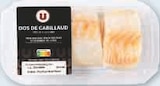 Dos de cabillaud - U en promo chez U Express Dos de cabillaud - U dans le catalogue U Express