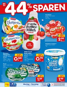 Milch im Netto Marken-Discount Prospekt "Aktuelle Angebote" mit 61 Seiten (Trier)