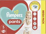 Couches bébés Baby Dry Pants - PAMPERS en promo chez Géant Casino Couches bébés Baby Dry Pants - PAMPERS dans le catalogue Géant Casino
