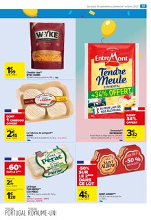 Promotion Lait Demi-Écrémé dans le prospectus Carrefour Market, valable du 19/09/2023 au 01/10/2023 Promo Lait Demi-Écrémé dans le catalogue Carrefour Market du moment à la page 19