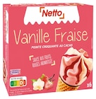 CÔNES GLACÉS VANILLE FRAISE - NETTO à 1,57 € dans le catalogue Netto