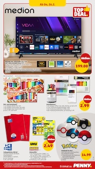 Fernseher im Penny Prospekt "Wer günstig will, muss Penny." mit 51 Seiten (Augsburg)