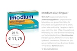 LINDA - Imodium akut lingual Angebot im Prospekt Imodium akut lingual bei LINDA im Prospekt "" für 11,75 €