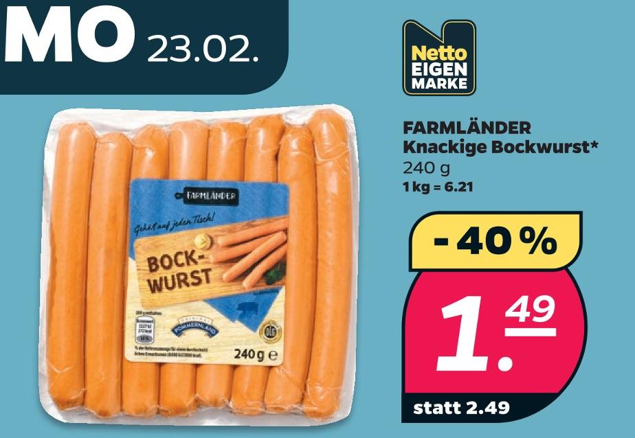 Knackige Bockwurst