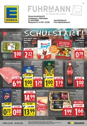 EDEKA Supermarkt Prospekt der aktuellen Woche mit 28 Seiten, gültig von 24.08.2026 bis 29.08.2026, in Hundsangen und Umgebung Aktueller EDEKA Supermarkt Prospekt in Hundsangen und Umgebung, "Aktuelle Angebote" mit 28 Seiten, 24.08.2026 - 29.08.2026