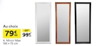 Miroir Mae 195 x 72 cm en promo chez But Bordeaux à 79,99 €
