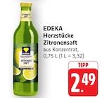 Aktuelles Herzstücke Zitronensaft Angebot bei EDEKA in Stuttgart ab 2,49 €