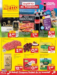 Pizza im Netto Marken-Discount Prospekt "Aktuelle Angebote" mit 64 Seiten (Jena)