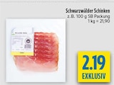 diska - Schwarzwälder Schinken Angebot im Prospekt Schwarzwälder Schinken bei diska im Prospekt "" für 2,19 €