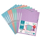 Lot de 10 chemises à élastiques Blush - EXACOMPTA - Carrefour à Reims Lot de 10 chemises à élastiques Blush - EXACOMPTA en promo chez Carrefour Reims à 7,95 €