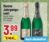 Jahrgangssekt im Angebot bei Trinkgut in Hildesheim Jahrgangssekt Angebote von Mumm bei Trinkgut Hildesheim für 3,99 €