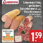 EDEKA - Leberwurst fein, geräuchert Angebot im Prospekt Leberwurst fein, geräuchert bei EDEKA im Prospekt "" für 1,59 €