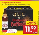 Stuttgarter Hofbräu Pilsner Angebote von Stuttgarter Hofbräu bei Netto Marken-Discount Baiersbronn für 11,99 €