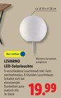 LED-Solarleuchte von LIVARNO für 19,99 € bei Lidl im Angebot LED-Solarleuchte von LIVARNO im aktuellen Lidl Prospekt