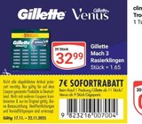 Mach 3 Rasierklingen im Angebot bei GLOBUS in Rüsselsheim Mach 3 Rasierklingen Angebote von Gillette bei GLOBUS Rüsselsheim für 32,99 €