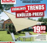 Sonnensegel Dreieck bei Christian Scheffer Heimtex-Fachmarkt e.K. im Prospekt "" für 19,99 €