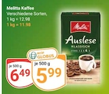 Aktuelle Melitta Angebote bei GLOBUS in Bochum Aktuelles Auslese Klassisch Angebot bei GLOBUS in Bochum ab 5,99 €