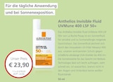 LINDA - Anthelios Invisible Fluid UVMune 400 LSF 50+ Angebot im Prospekt Anthelios Invisible Fluid UVMune 400 LSF 50+ bei LINDA im Prospekt "" für 23,90 €