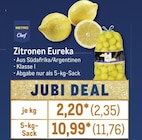 Aktuelles Zitronen Eureka Angebot bei Metro in Wuppertal ab 2,35 €