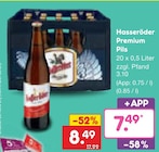Premium Pils Angebote von Hasseröder bei Netto Marken-Discount Görlitz für 7,49 €