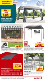 Gartenpavillon im toom Baumarkt Prospekt in Ibbenbüren Aktueller toom Baumarkt Prospekt mit Gartenpavillon, "Respekt, wer's selber macht.", Seite 5