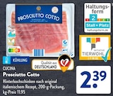 Prosciutto Cotto im ALDI SÜD Prospekt Prosciutto Cotto von CUCINA im aktuellen ALDI SÜD Prospekt für 2,39 €